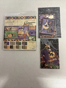 Graphic 45 Charmed Collection Lot of 3 Paper Ephemera Cards & Assortment - Picture 1 of 7