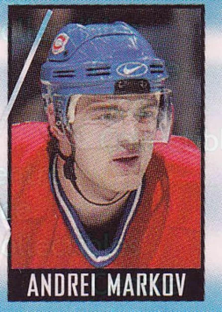 2003-04 Topps NHL Hockey Stickers #120 Andrei Markov - Image 1 of 1