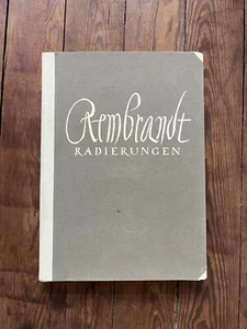 Rembrandt Radierungen Walter Weichardt Mappe deutsche Buch-Gemeinschaft - Bild 1 von 9