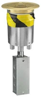 Hubbell S1R4PTBRS, a través de FUEGO EMPUJE A TRAVÉS DE ALIMENTACIÓN DE PISO CON CUBIERTA Foto 1 de 4