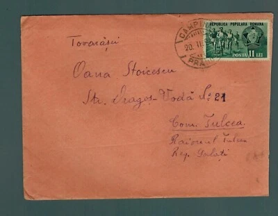 Cover Romania Galati February 121, 1951 Sport Athletes Marathon Used C Foto 1 de 2
