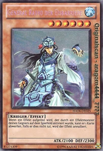 YU-GI-OH, GENERAL RAIHO DER EISBARRIERE, SCR, HA04-DE025, TOP - Picture 1 of 1