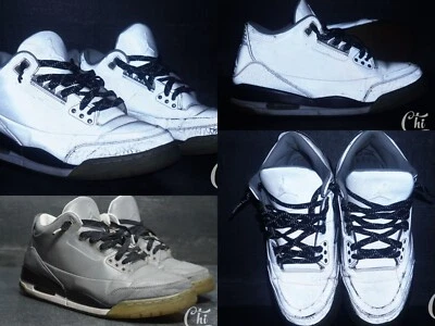 Jordan 3 5Lab3 Reflective Silver 2014 Size 9.5 631603 003 - Image 1 of 4