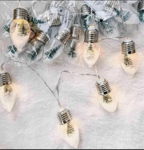Target Bullseye Playground Christmas Tree Snow Globe String Lights - Picture 1 of 4