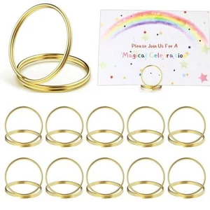 Supplies Heart Shape Clamps Stand Table Numbers Holder Place Card Photos Clips - Picture 1 of 13