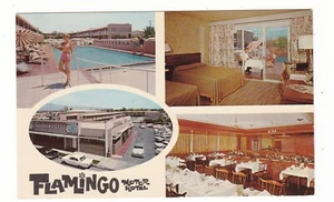 Flamingo Motor Hotel / Tuscon, Arizona / cartolina d'epoca - Foto 1 di 2