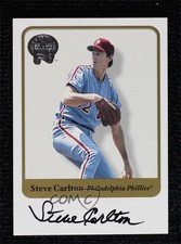 2001 Fleer Greats of the Game Auto Steve Carlton Auto HOF