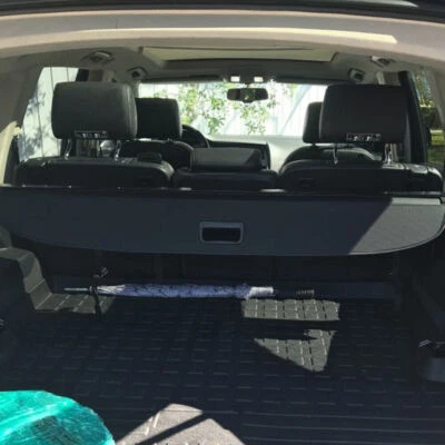 Cubierta de carga para maletero de coche negro para Audi Q7 2010-2015 protector de seguridad sombra decoración 1P Foto 1 de 3