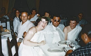 1958 "Roman Party at Hotel Columbus" Rome Italy FULL COLOR KODACROME Photo Slide - Picture 1 of 4