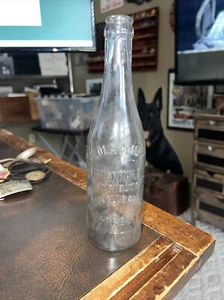 Vtg Embossed Soda Btl American Club Ginger Ale Rocola Malt Iron Ale Kalola Co  - Picture 1 of 2