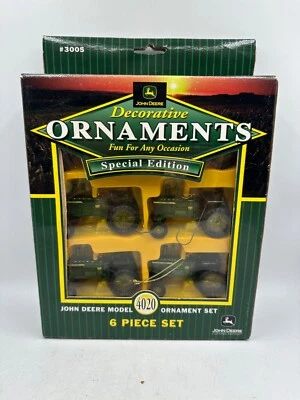 Juego de 6 adornos edición especial John Deere modelo 4020 de colección Foto 1 de 4