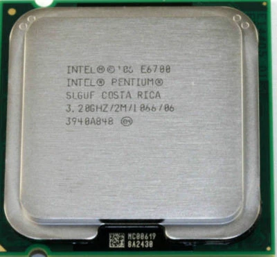 Intel Pentium E6700 3.2 GHz Dual-Core 2M 1066MHz Processor Socket LGA775 CPU - Image 1 of 2