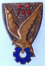 Insigne Badge émail Armée de l'Air BASE AÉRIENNE 726 NIMES Drago sans attache 