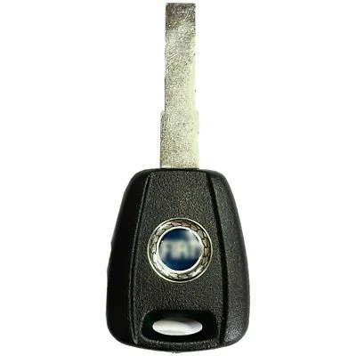 Chiave compatibile Per Fiat guscio punto lama piatta cover senza tasti NERA+LOG,