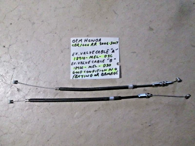 Honda CBR1000RR 2006-2007 SERVO VÁLVULA DE ESCAPE CABLES 18910/18920-MEL-D20 Foto 1 de 4