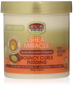 African Pride Shea Miracle Bouncy Curls Pudding - Contains Shea & African Man... - Picture 1 of 5