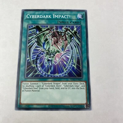 Yugioh Cyberdark Impact! Sdcs-en027 Cyber Strike Unlimited Common - Image 1 of 2