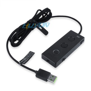 Razer RC30-0205 THX USB Audio Volume Controller 3.5mm Port Headset Sound Card
