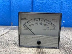 Airway pressure gauge, cmH2O millibars, exhaled volume liters cmH2O  - Picture 1 of 11