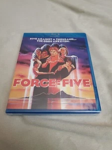 FORCE FIVE (1981) (Blu-Ray) SCORPION RELEASING - BRAND NEW, FACTORY SEALED!!! - Picture 1 of 2