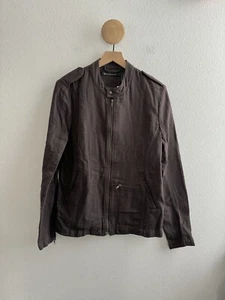 Nice Collective Mens Cotton Moto Jacket Size Small NEW NWT - Picture 1 of 9