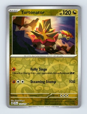 Turtonator SV08: Surging Sparks Uncommon Reverse Holo 137/191 NM/LP Pokemon Card - Image 1 of 2
