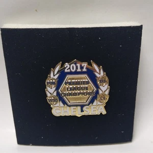 Chelsea Danbury Mint Pin Badge 2017 Premier League Champions Football Metal - Picture 1 of 5