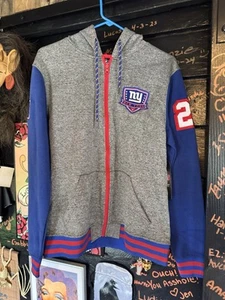 New York Giants NFL Full Zip Varsity Hoodie - Neu mit Etikett - Größe M - Bild 1 von 19