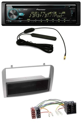 Pioneer CD MP3 AUX DAB USB Autoradio für Alfa Romeo 147 GT silber Ablagefach - Bild 1 von 4