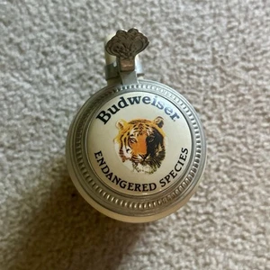 1989 Anheuser Busch Budweiser Endangered Species Lidded Stein - Asian Tiger - Picture 1 of 5