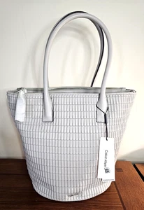 NWT Calvin Klein Modern Essentials North/South Tote BEIGE - Picture 1 of 8