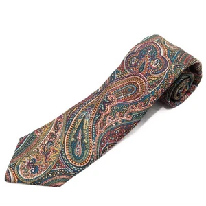 Cravatta da collo Daniel Cremieux Paisley 100% seta Made in Italy - Foto 1 di 8