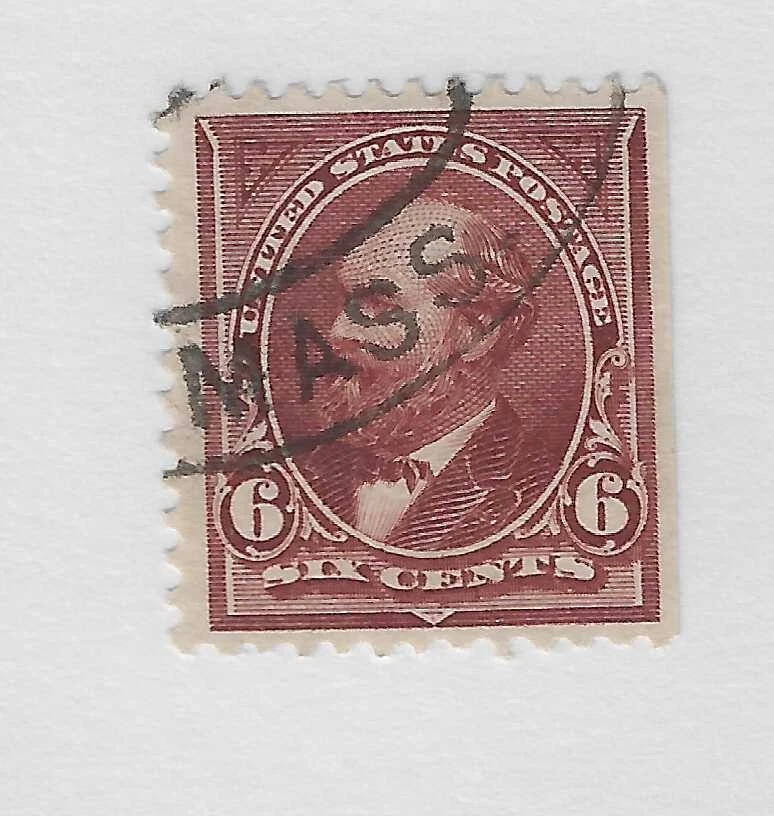 Scott # 256, 6 cents dull brown, Grant, 1894, XF, Cat. $160 - Image 1 of 1