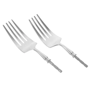 2 Pcs Forks and Spoons Cutlery Head Accessory Dessert Replacement - Picture 1 of 12
