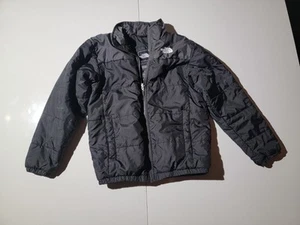 North Face Puffer Jacket Youth XXS Black 5 Bubble Winter Coat Outdoor Hike Camp - Picture 1 of 8