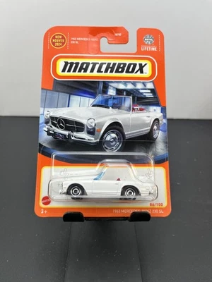 Mercedes-Benz 230 SL Matchbox 2024 Mainline 1963 blanco #86 Foto 1 de 4