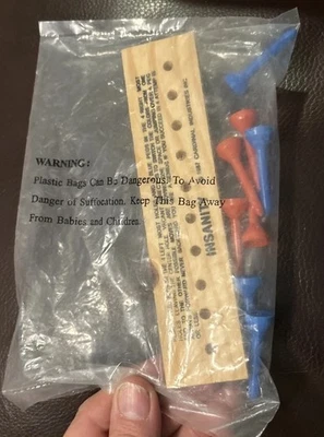 Vintage Wood Peg Game Brain Teaser-Insanity- Cardinal New 1987 - Image 1 of 4