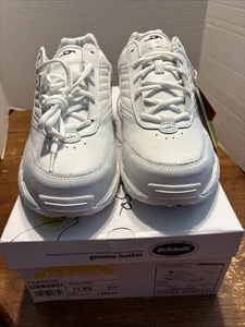 NWT Dr Scholl's Shoes Passage Men's 11 EE White Navy Tennis Shoes WALKING Laceup - Picture 1 of 17