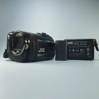JVC Everio GZ-MG575E Handheld HDD Hybrid Camcorder Black Tested Full Working Set - Image 1 of 4