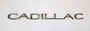 Gold Letter Emblem CADILLAC Fits 1999-2000 Escalade - Visible wear - Picture 1 of 12
