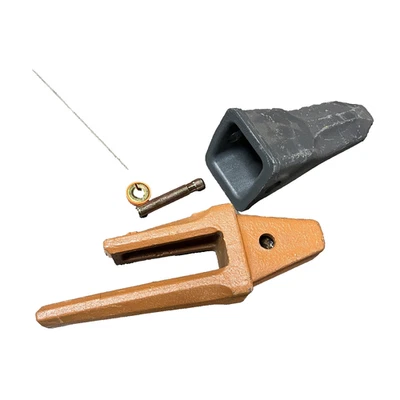 3G6304 Adapter Right Angle With Forged Rock Teeth J300 1U3302 And  Pins 9J2308 - Image 1 of 4