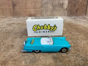 Matchbox Chubby's Diner 1988 1957 Thunderbird turchese convertibile in scatola - Foto 1 di 10