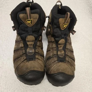 Keen Mens Work Utility Boots Flint Leather Steel Toe Sz 11.5D [T53] - Picture 1 of 12