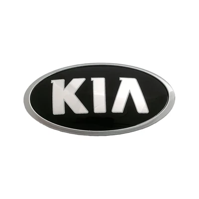 KIA Chrome Front Grille Emblem Badge for Forte Rio Soul Spectra - Image 1 of 3