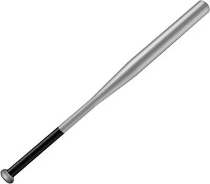 Heavy Duty Metal Baseball Rounder Softball Bat Silver Pole Stick Stainless Steel - Picture 1 of 3