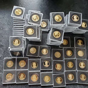 Proof Small Size $ Tesoro di 116 monete casuali - Lotto investimenti - custodia 2x2 - Foto 1 di 4