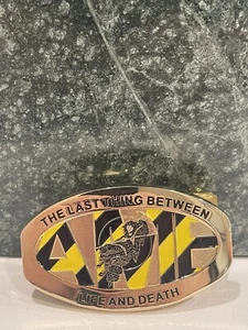 Vanguard 3" Gürtelschnalle "Das Letzte zwischen Leben und Tod" Sensenmann - Bild 1 von 10
