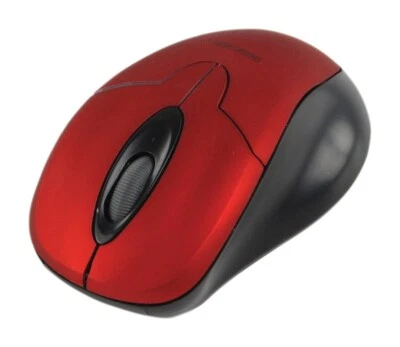 Konig Electronic Wireless Optical 800 DPI Mouse Red & Black With Scroll Wheel - Image 1 of 3