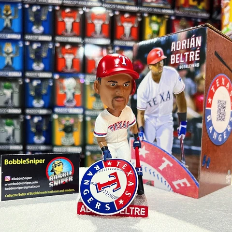 ADRIAN BELTRE Texas Rangers On-Deck Circle "Viral Moment" SGA MLB Bobblehead Cover