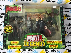 ⚡️❄️ Marvel Comics Legends Monsters Zombie Frankenstein Werewolf Dracula - Picture 1 of 2